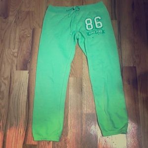 PINK by Victoria’s Secret Green Sweatpants